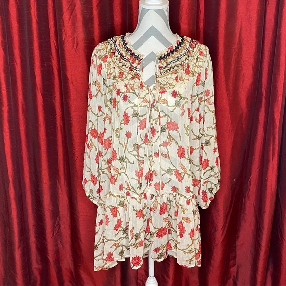 Free People Keeping Up With Kara Sheer Tunic - Picture 3 of 7